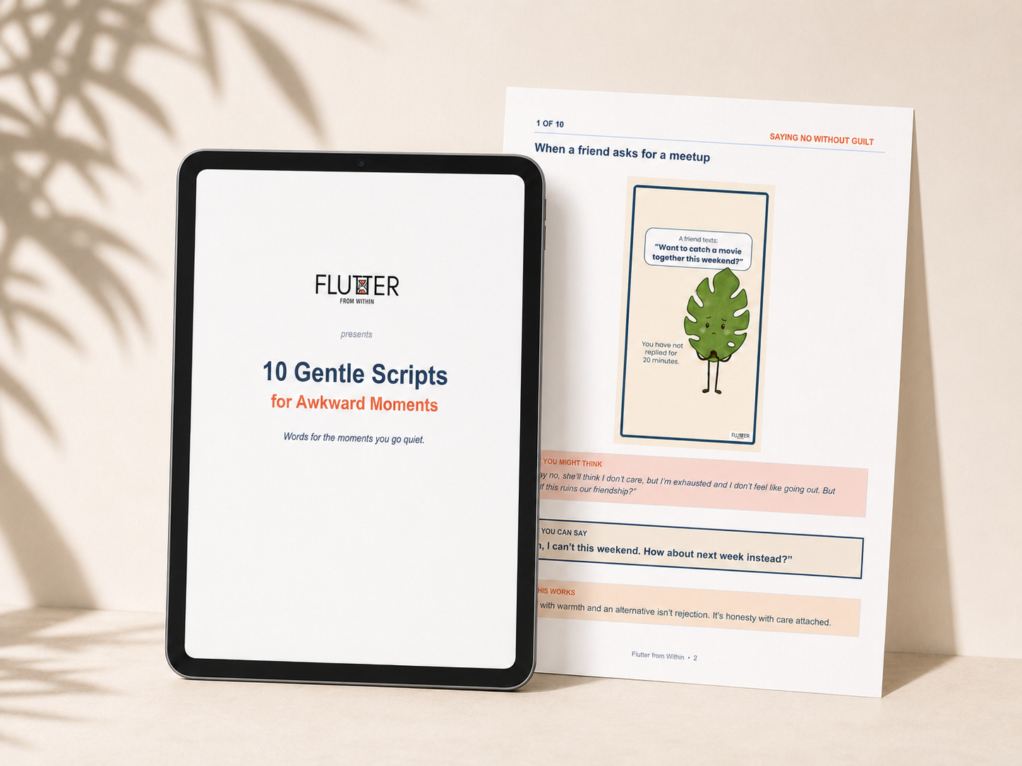 10 Gentle Scripts for Awkward Moments — free guide preview